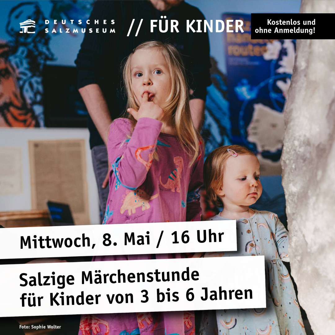 Werbebild für die Salzige Märchenstunde im Deutschen Salzmuseum